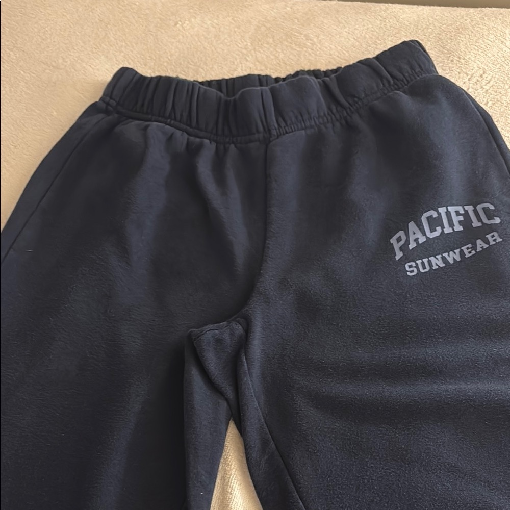 Pacific Sunwear Blue Joggers Elastic Waistband Soft Fabric